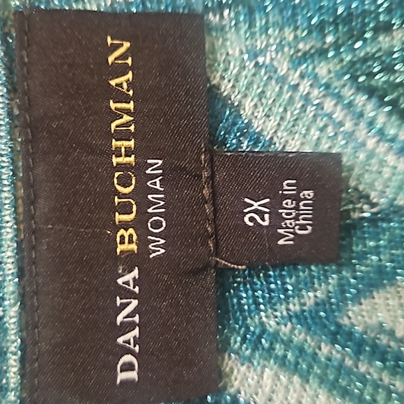 Dana Buchman Short Sleeve Sweater 2x - Picture 3 of 4